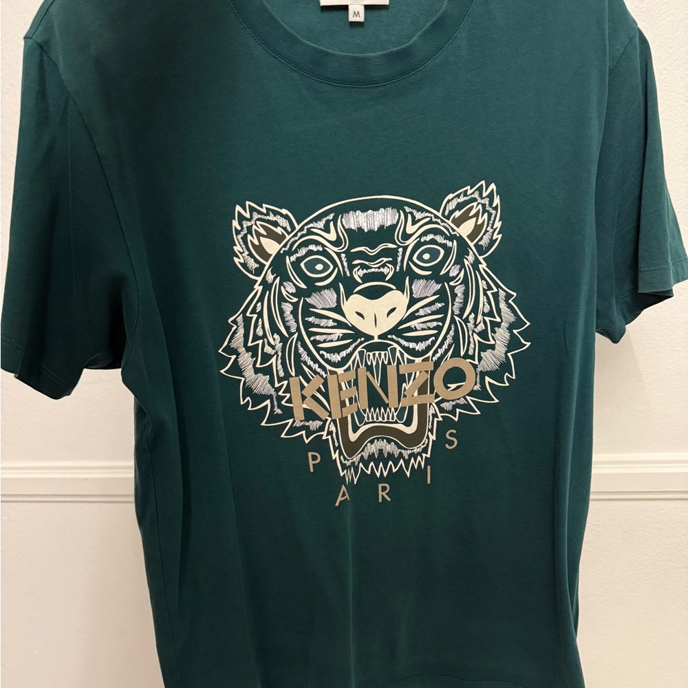 Kenzo Green Graphic T-Shirt